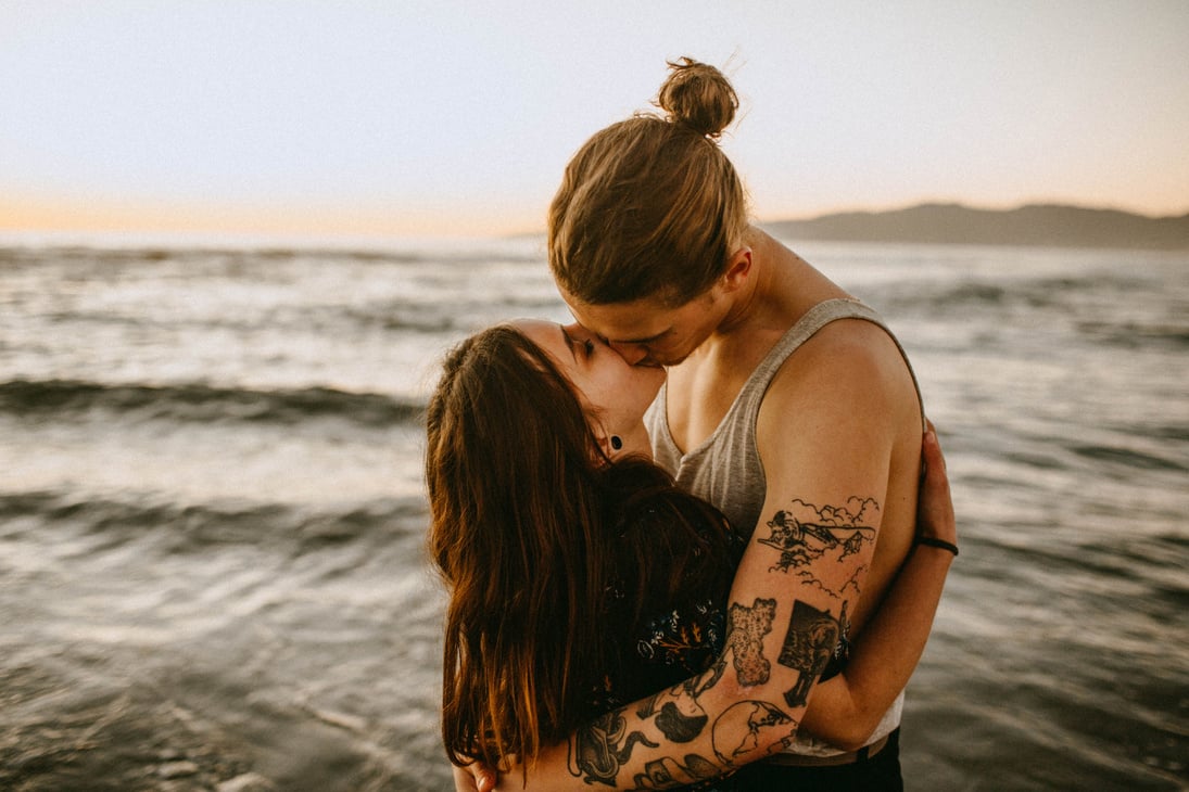 Photo of Kissing Couple